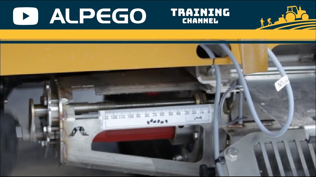 Metering unit calibration [Touch monitor] | ALPEGO AS-MAX multifunctional front hopper