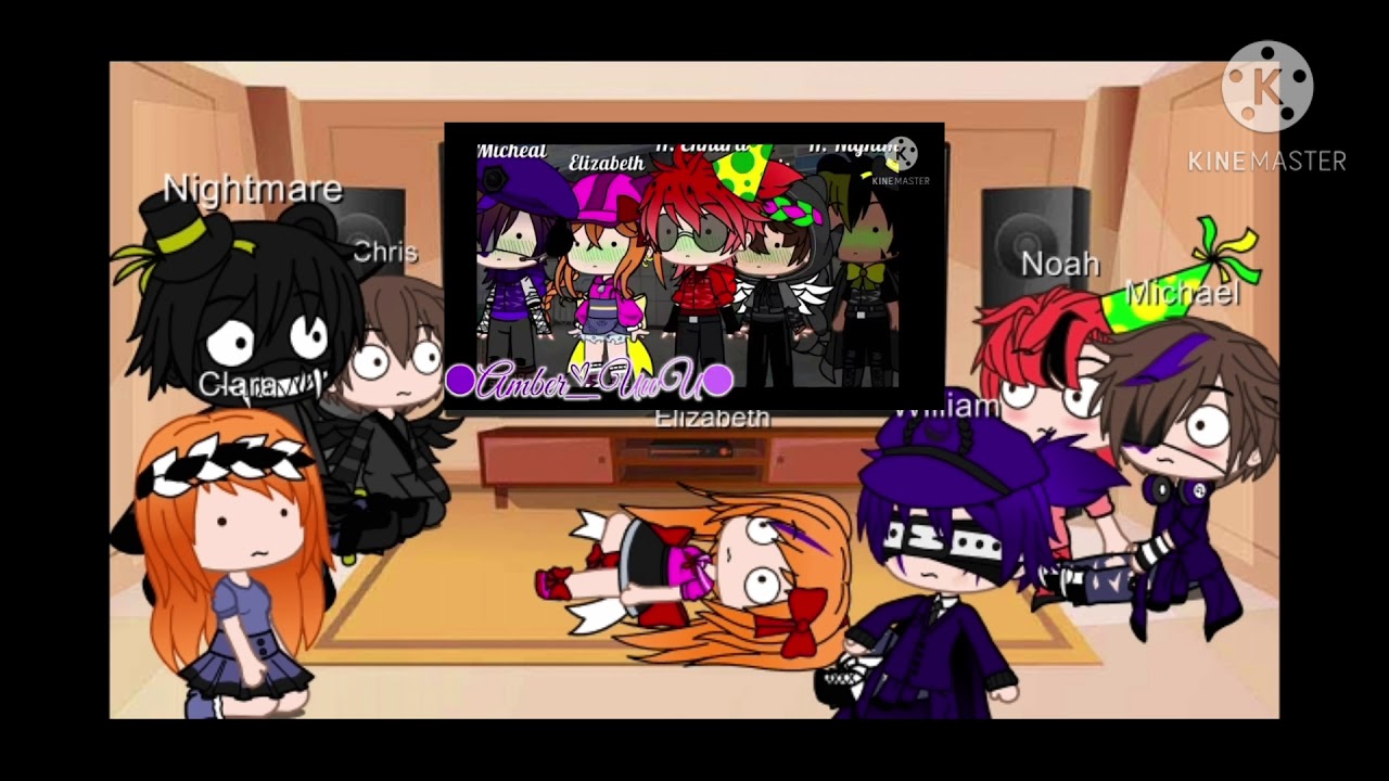 Afton family + Noah and Nigthmare react to Last friday nigth