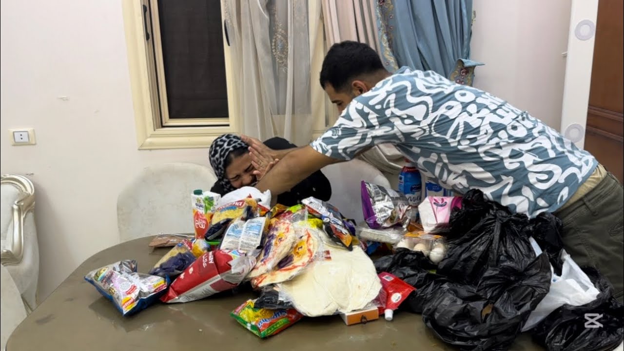 جوزي ضربني لأول مره 😳 بسبب مشتريات الشهر🥹 