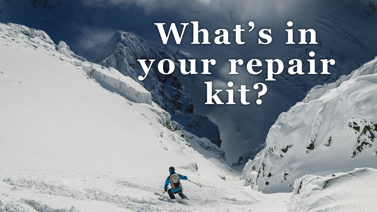 Fixing a broken binding in the field // repair + first aid kits for backcountry skiing.