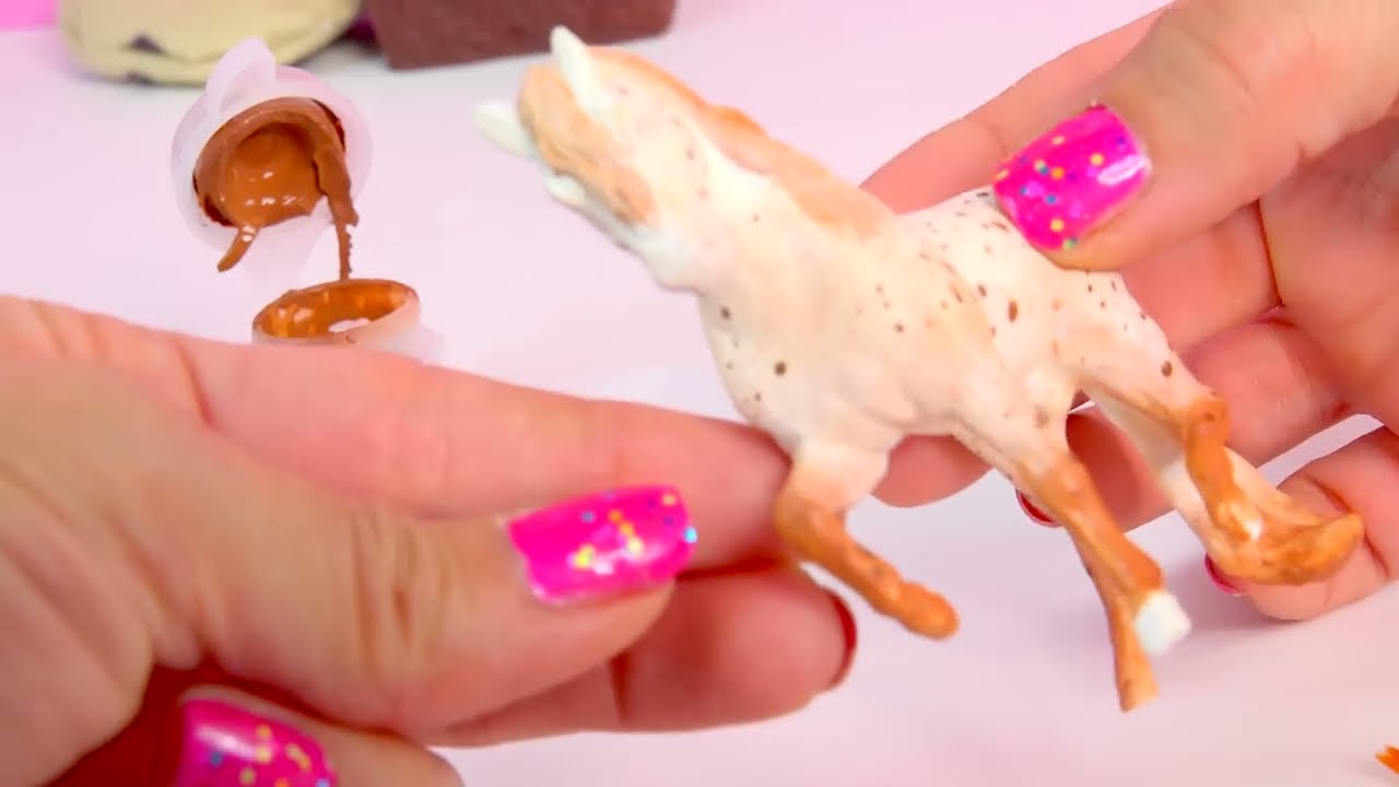 Breyer Stablemate Horse Crazy Surprise Painting Kit Mystery Blind Bag Opening Custom Horses 2015 Toy