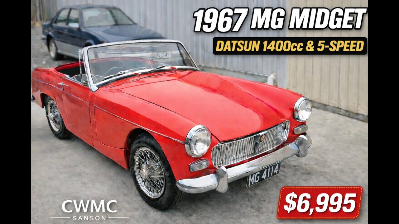 This 1967 MG Midget Isn’t Stock… Datsun Engine & 5-Speed