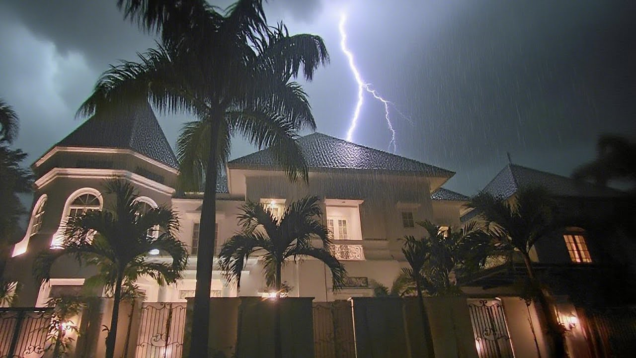 Deep Sleep Night Routine With Rain And Thunder Sounds