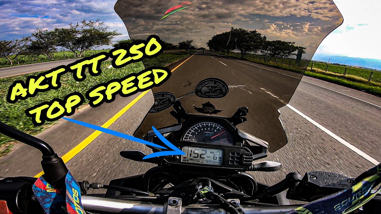 AKT TT 250 AdvenTour Top speed (velocidad máxima) 😱🚀