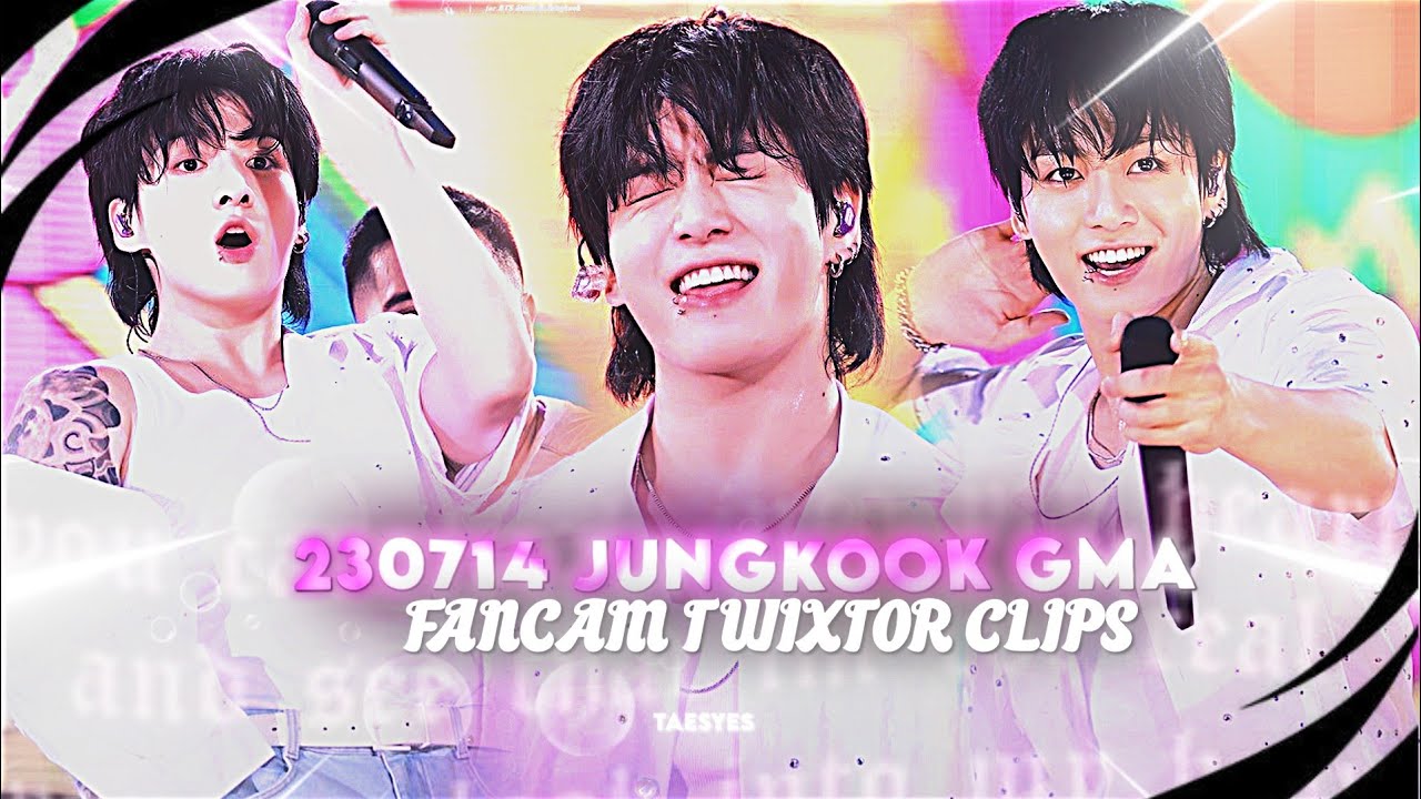“230714” JUNGKOOK GMA SUMMER CONCERT FANCAM TWIXTOR CLIPS