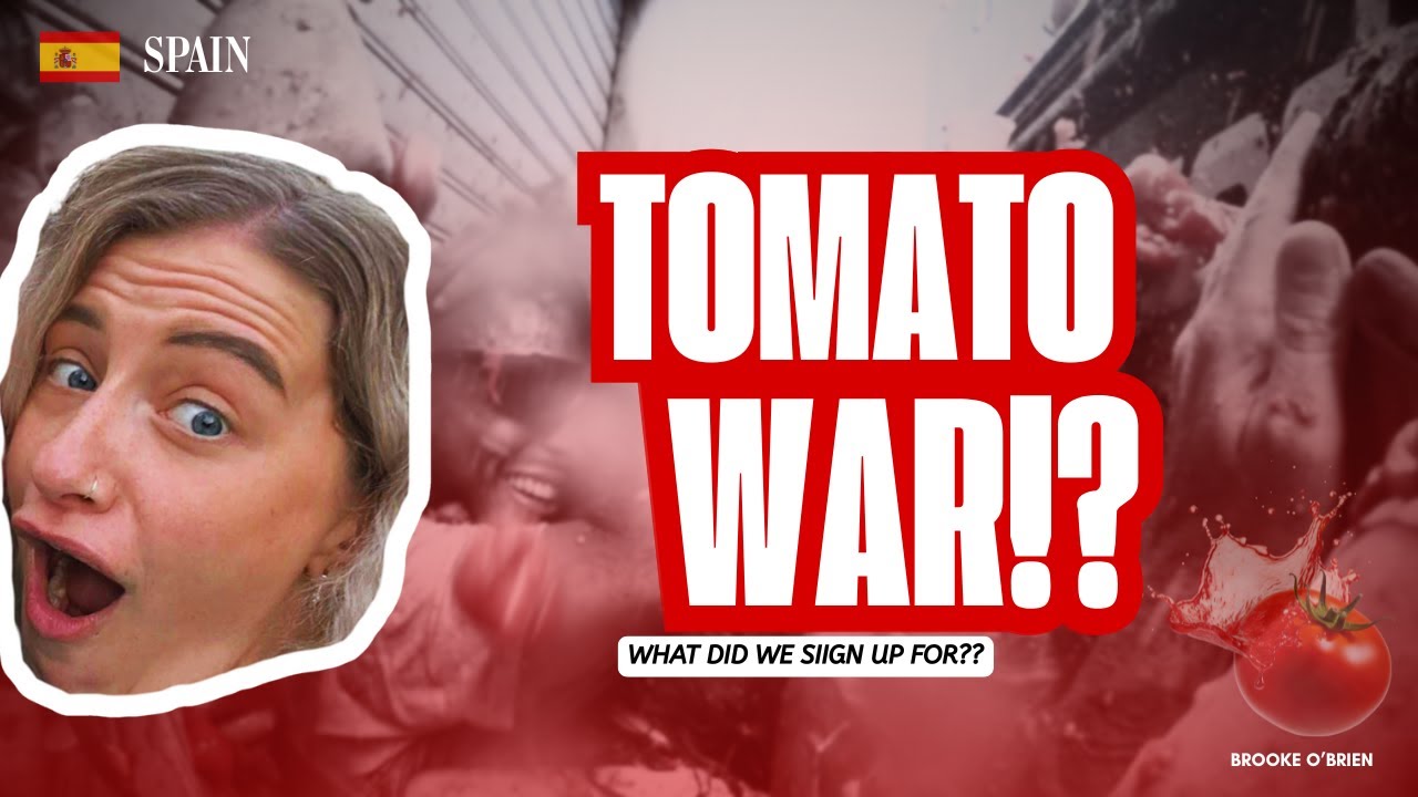 We just survived LA TOMATINA! 🍅 Spain’s CRAZIEST Food Fight!