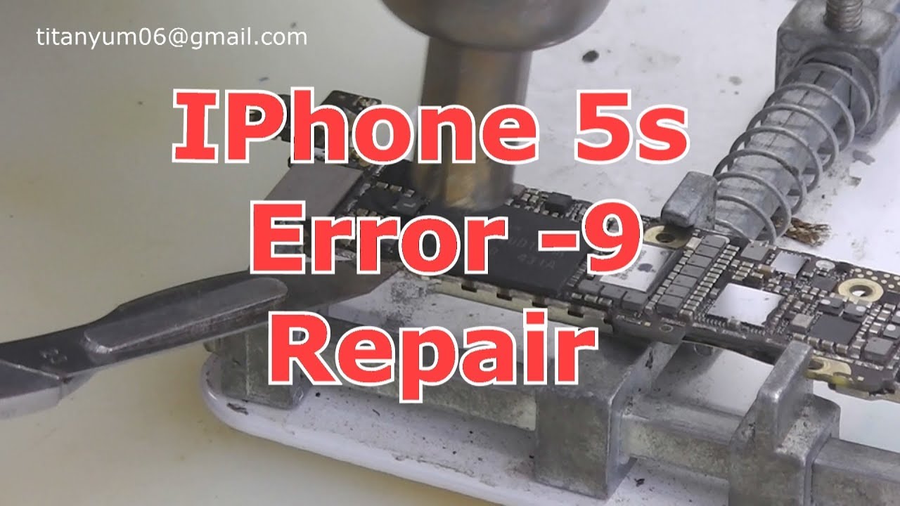 iPhone 5s Error -9 Repair