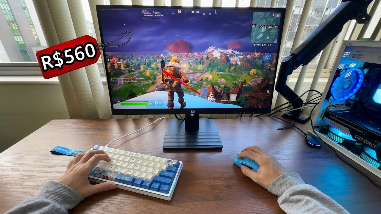 Comprei o Monitor 144hz IPS Mais Barato que encontrei no Mercado livre