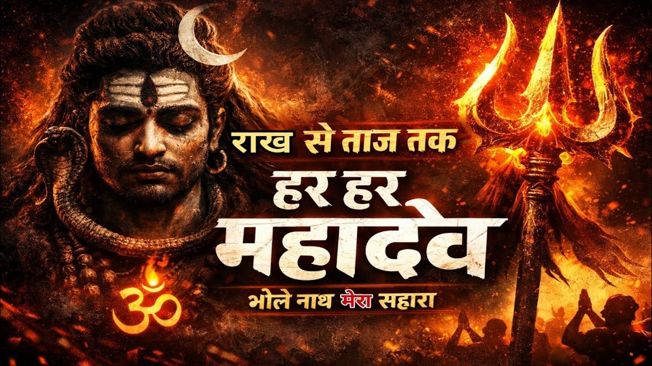 राख लगाए फिर भी राजा 🔱 | हर हर महादेव | Powerful Shiva Bhakti Song