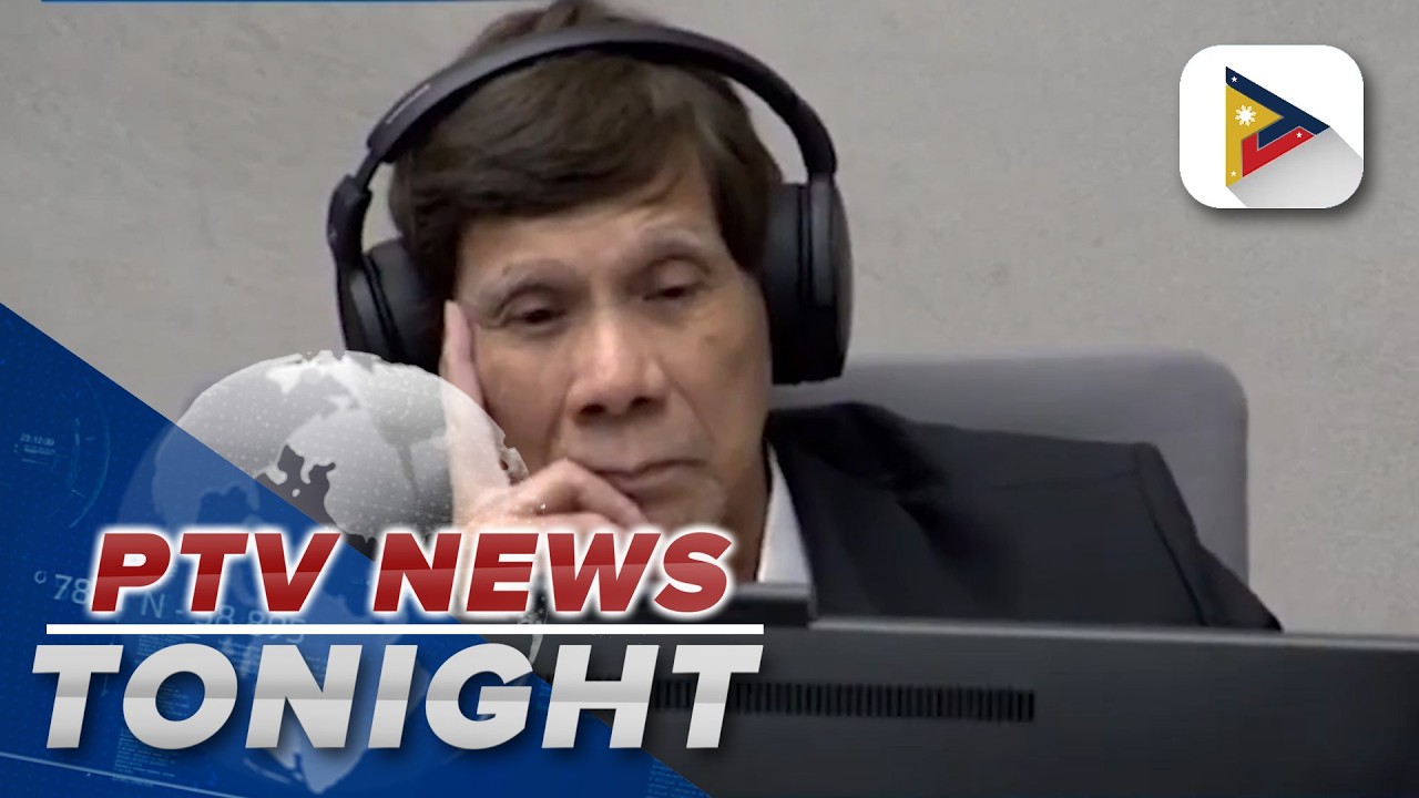 Former President Rodrigo Roa Duterte personally appeared in third status conference of ICC