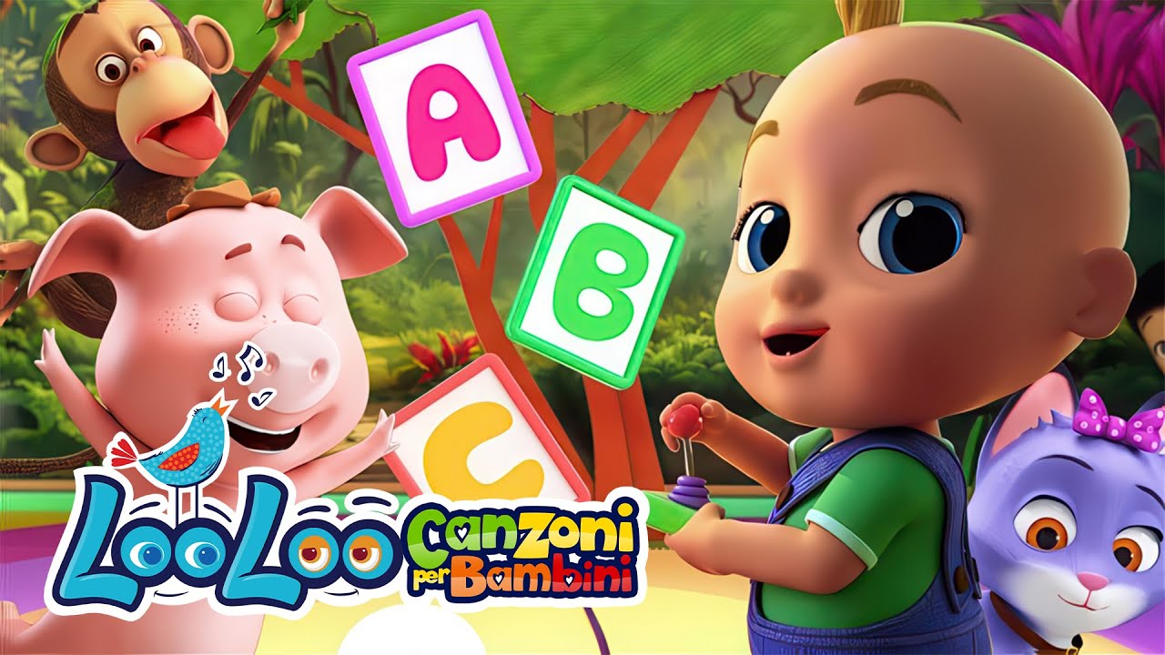 Canzoni per Bimbi: Alfabeto A–Z + Animali 🐻🦊 | Indovina l’Animale! | LooLoo Canzoni per Bambini