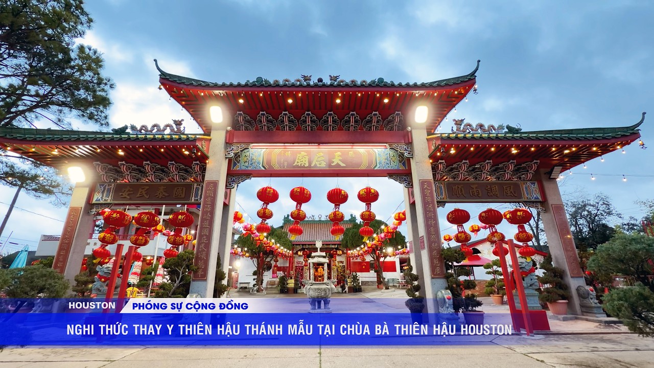 Nghi Thức Thay Y Thiên Hậu Thánh Mẫu tại Chùa Bà Thiên Hậu