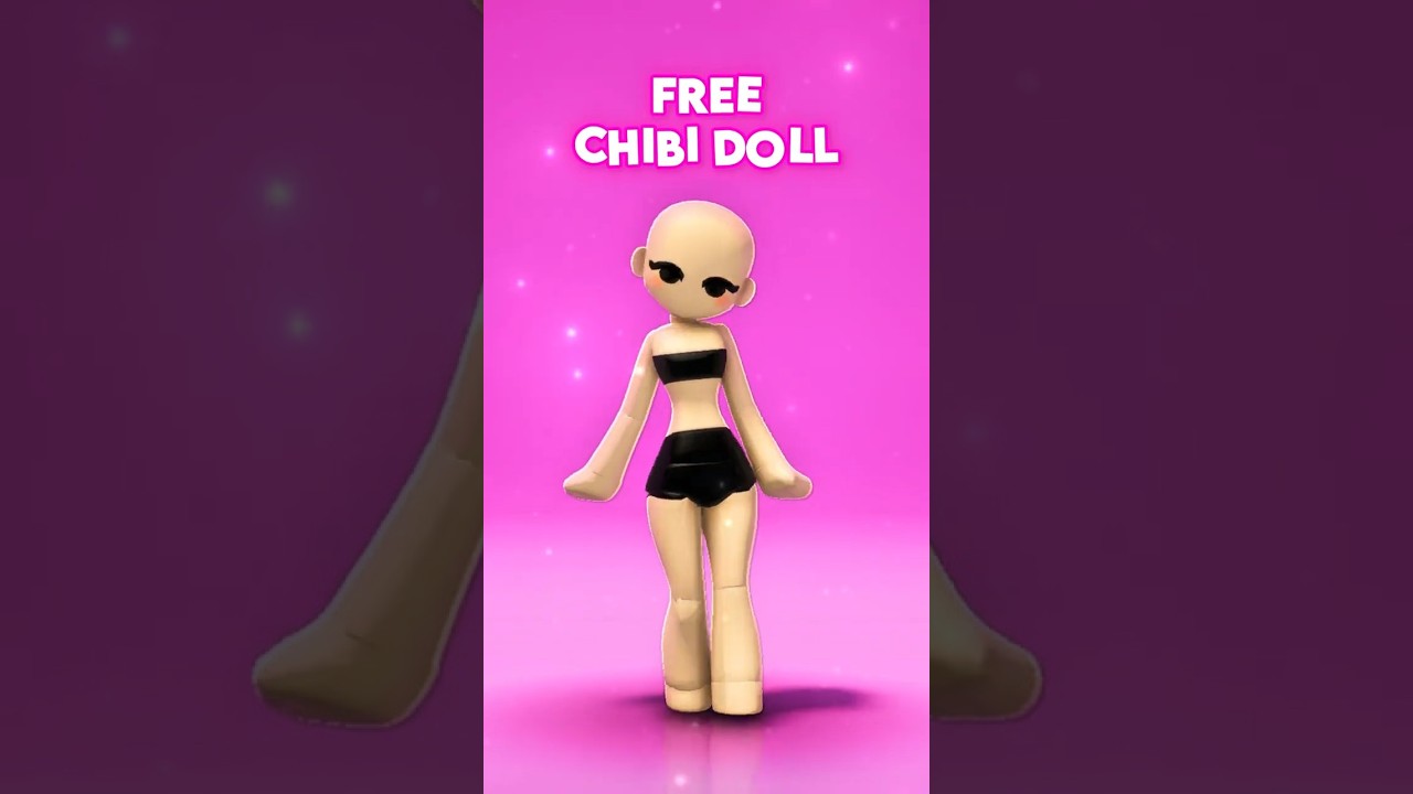 FREE CHIBI DOLL BODY 🤩🥰 #roblox #lanah #robloxfreeitems