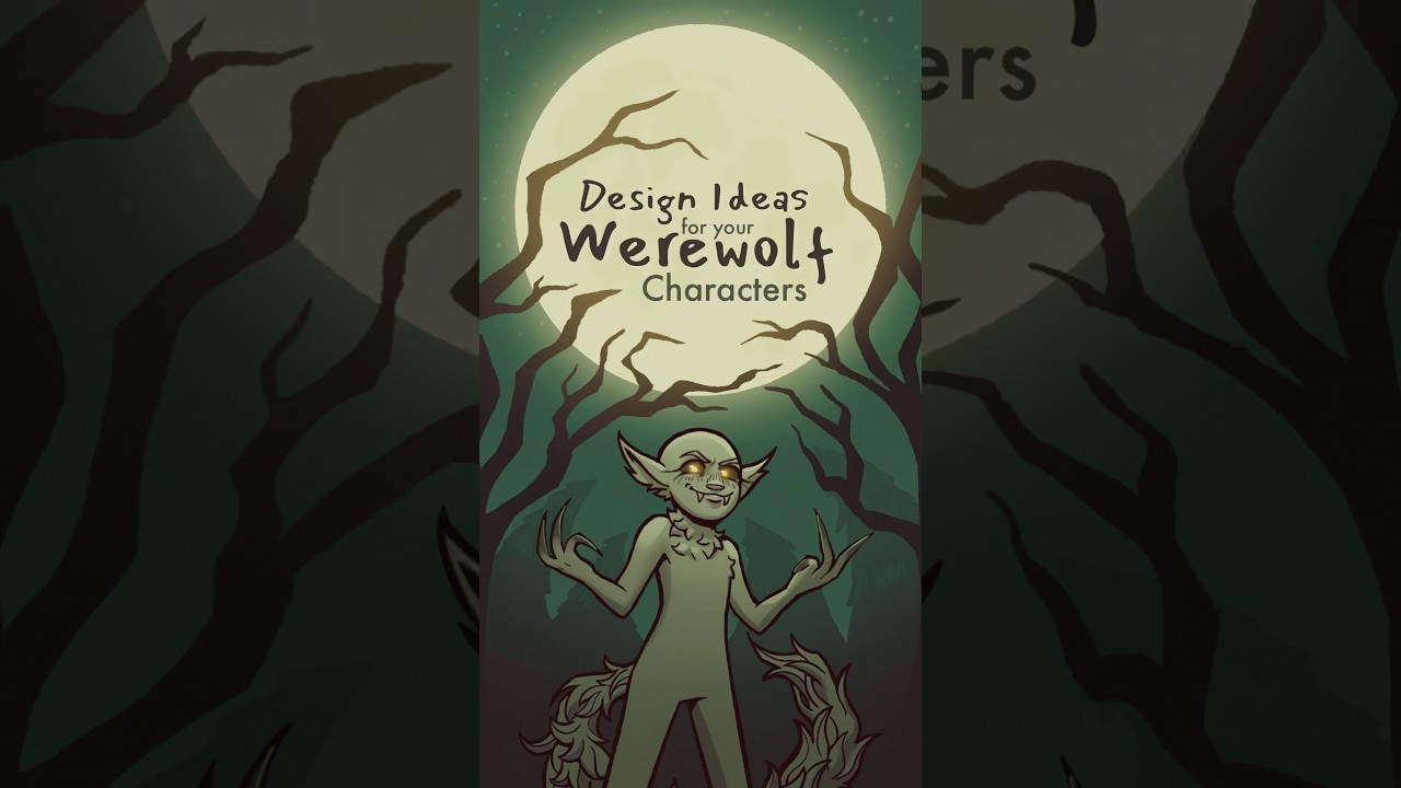 character design ideas for your werewolf characters 🐺🌕 