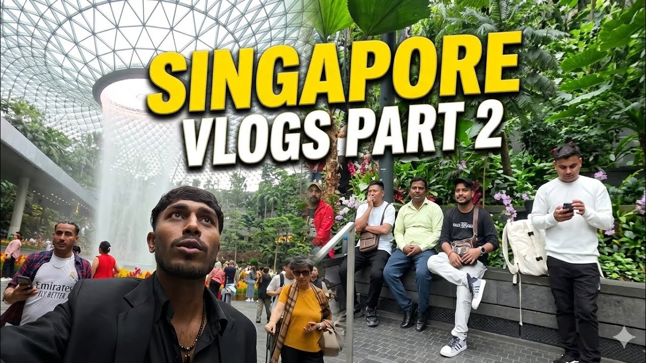 A trip to Singapore's Jewel Waterfall:A wonderful blend of modernity and nature!