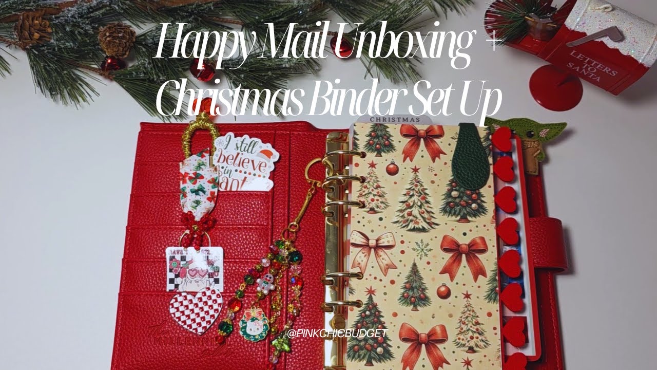 Распаковка счастливого письма 💌 | 🎄Подготовка рождественской папки | Новые челленджи по экономии