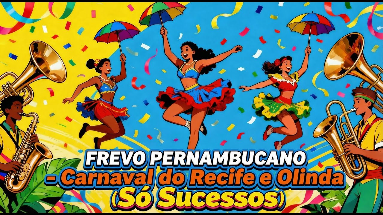 FREVO PERNAMBUCANO - Carnaval do Recife e Olinda (Só Sucessos)