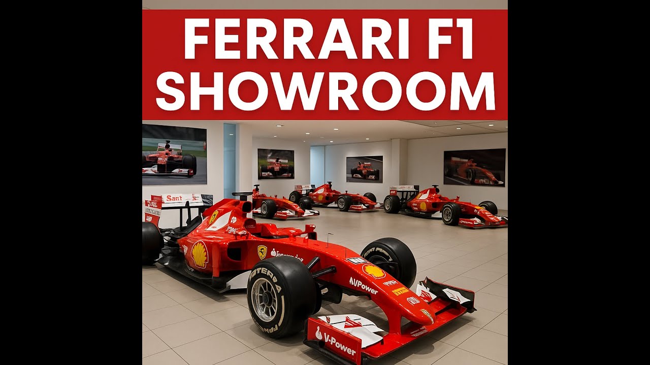 Ferrari Formula 1 Showroom Tour – Legendary F1 Cars Up Close!
