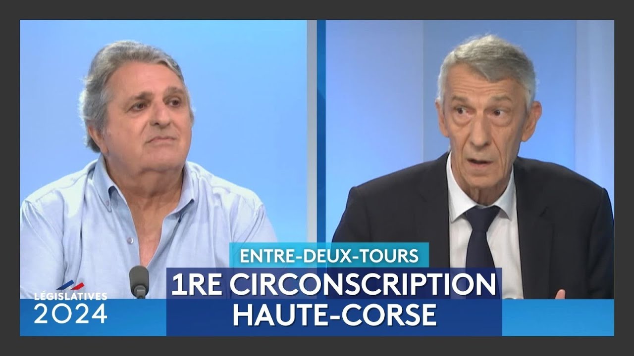 3 juillet 2024 : Débat d'entre deux tours de de la  1ere circonscription de Haute Corse