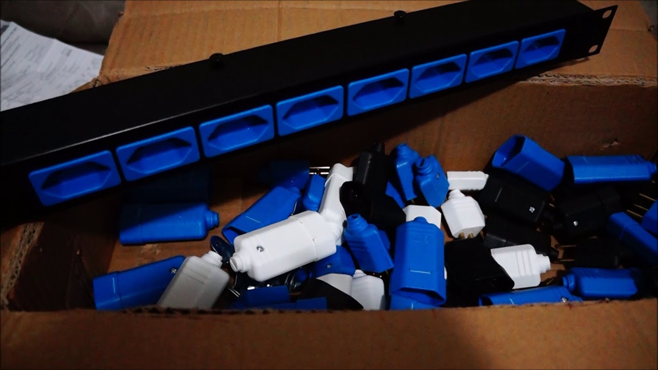 Projeto de um  main power régua rack calha tomadas ac