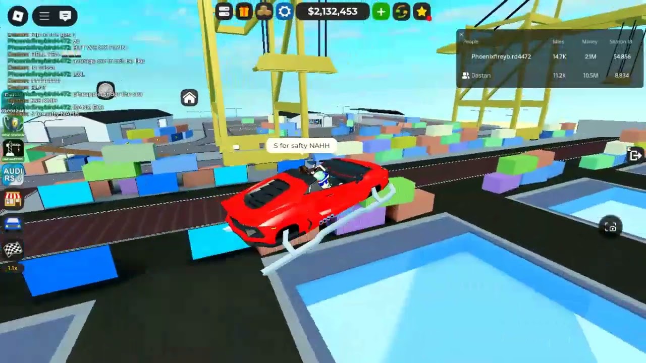me and @dastankawa messing around with car of hell (joke)