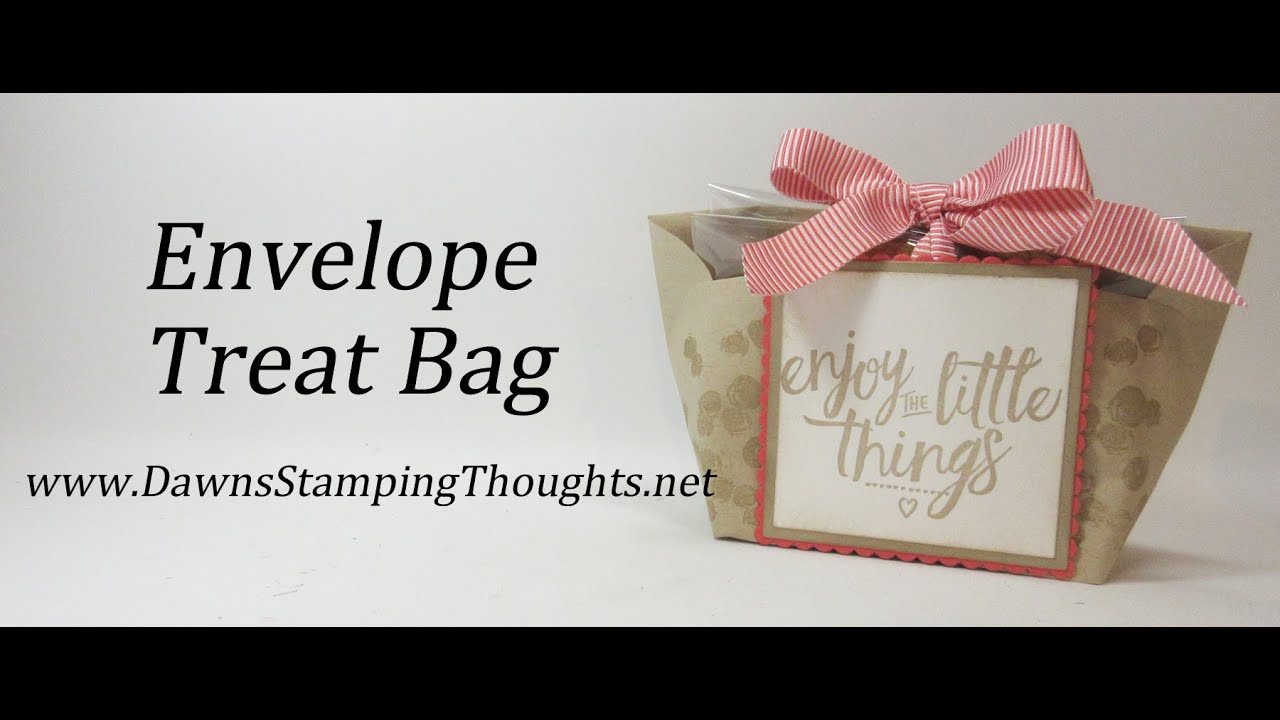 Envelope Treat Bag with Stampin'Up! Envelopes
