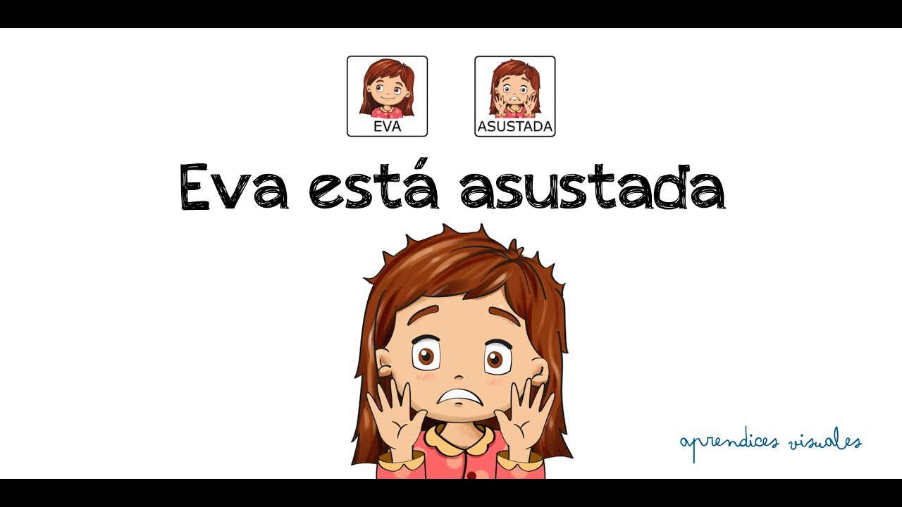 Cuentacuento : EVA ESTA ASUSTADA | Cuento infantil con pictogramas