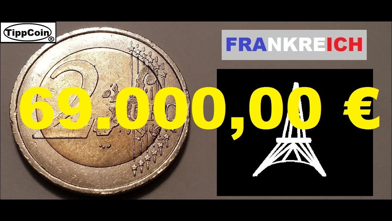 Doppelprägung Frankreich 2 Euro 1999