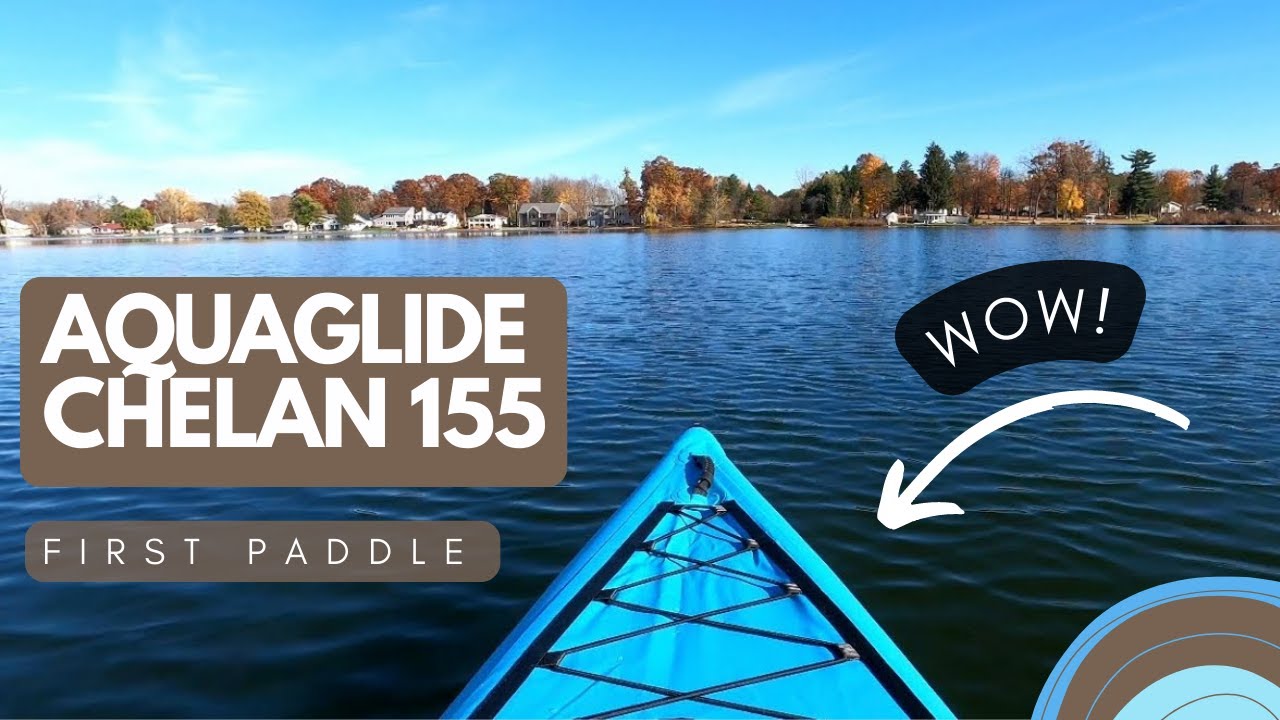 Aquaglide Chelan 155 Review & First Paddle | Tandem Inflatable Kayak 🛶