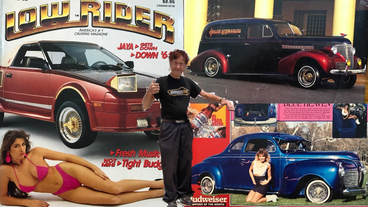 Lowrider Magazine April 1990 Gene Winfield Toyota MR 2 Orlies Hydraulics Minitrucks Mercedes 190