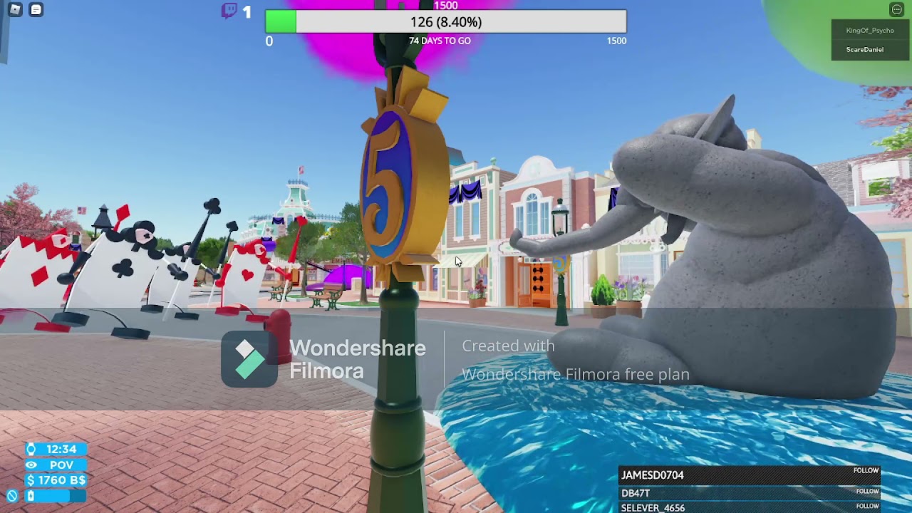 Zagrajmy w Roblox #576-rocznicowa parada?!-Bloxneyland Resort Theme Park