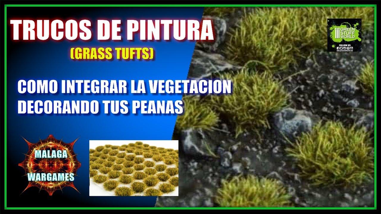 COMO INTEGRAR VEGETACION en las Peanas de tus Miniaturas