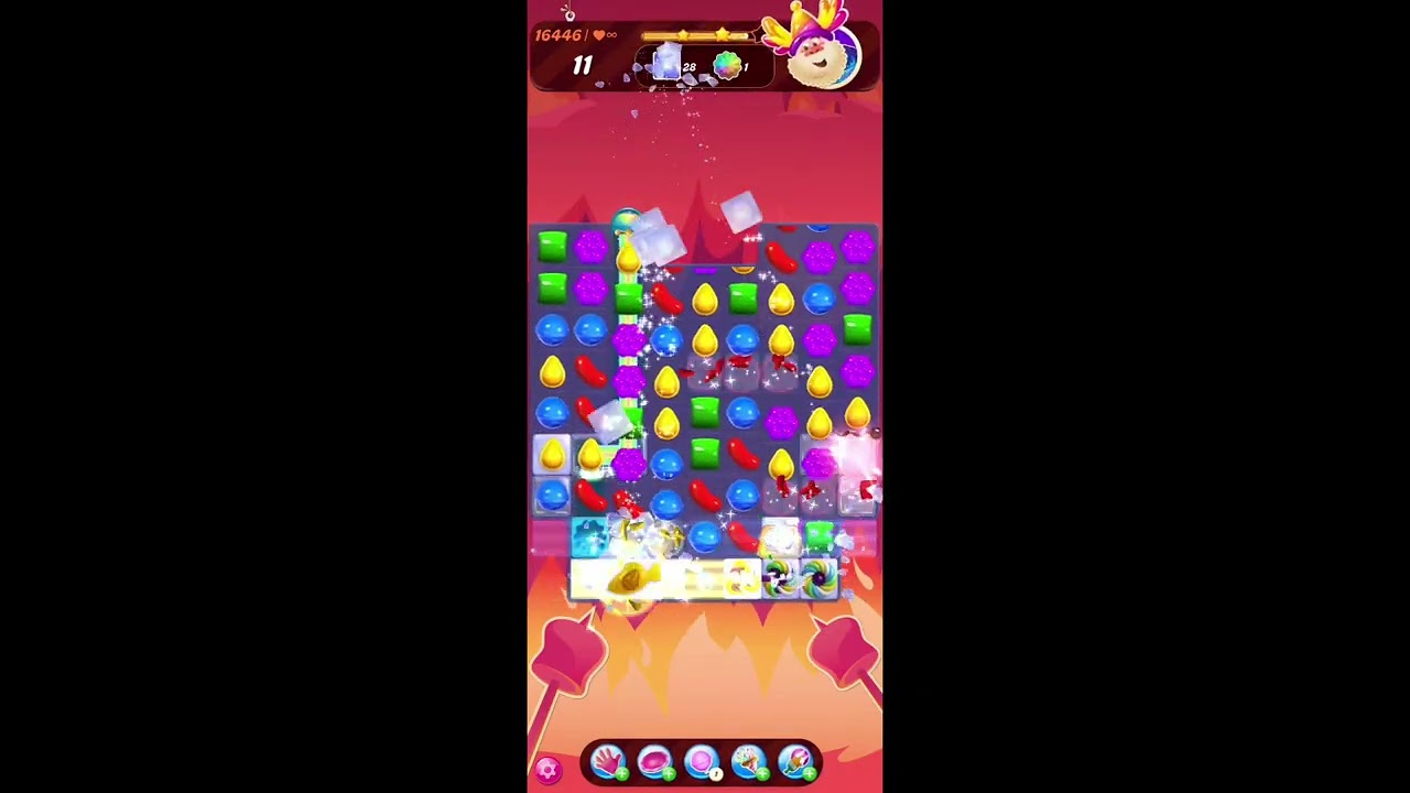 Candy Crush Saga Level 16446 | Legendary Level | Full Walkthrough #candycrushtips #kinggames #candy 