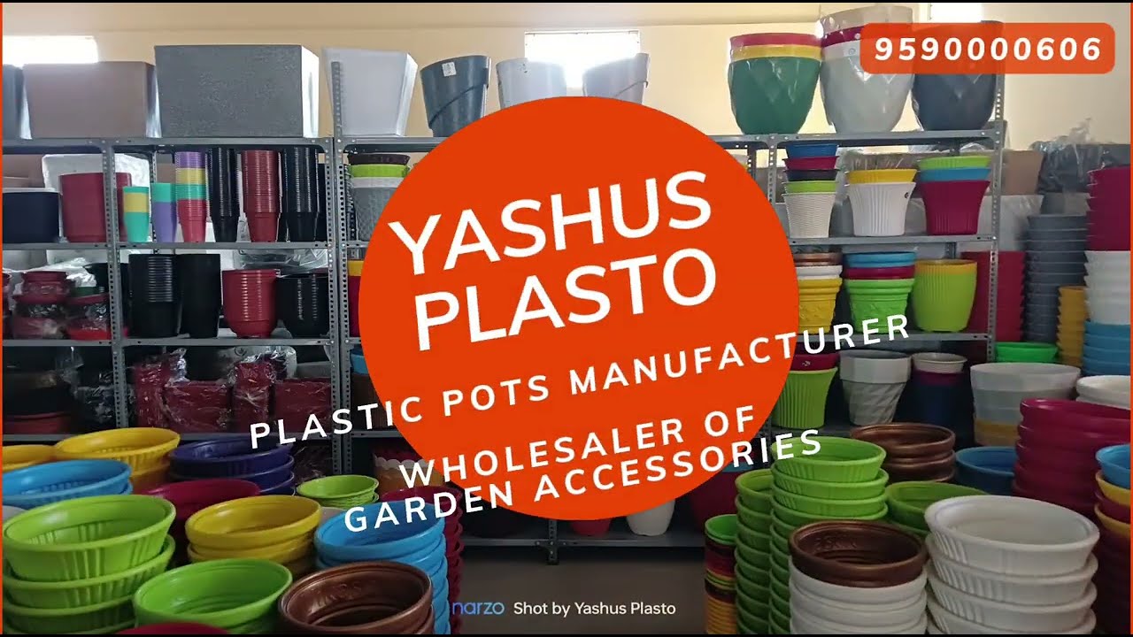 GARDEN POTS MANUFACTURER | YASHUS PLASTO | FACTORY SALE | Wholesale Garden Accessories In Bengaluru