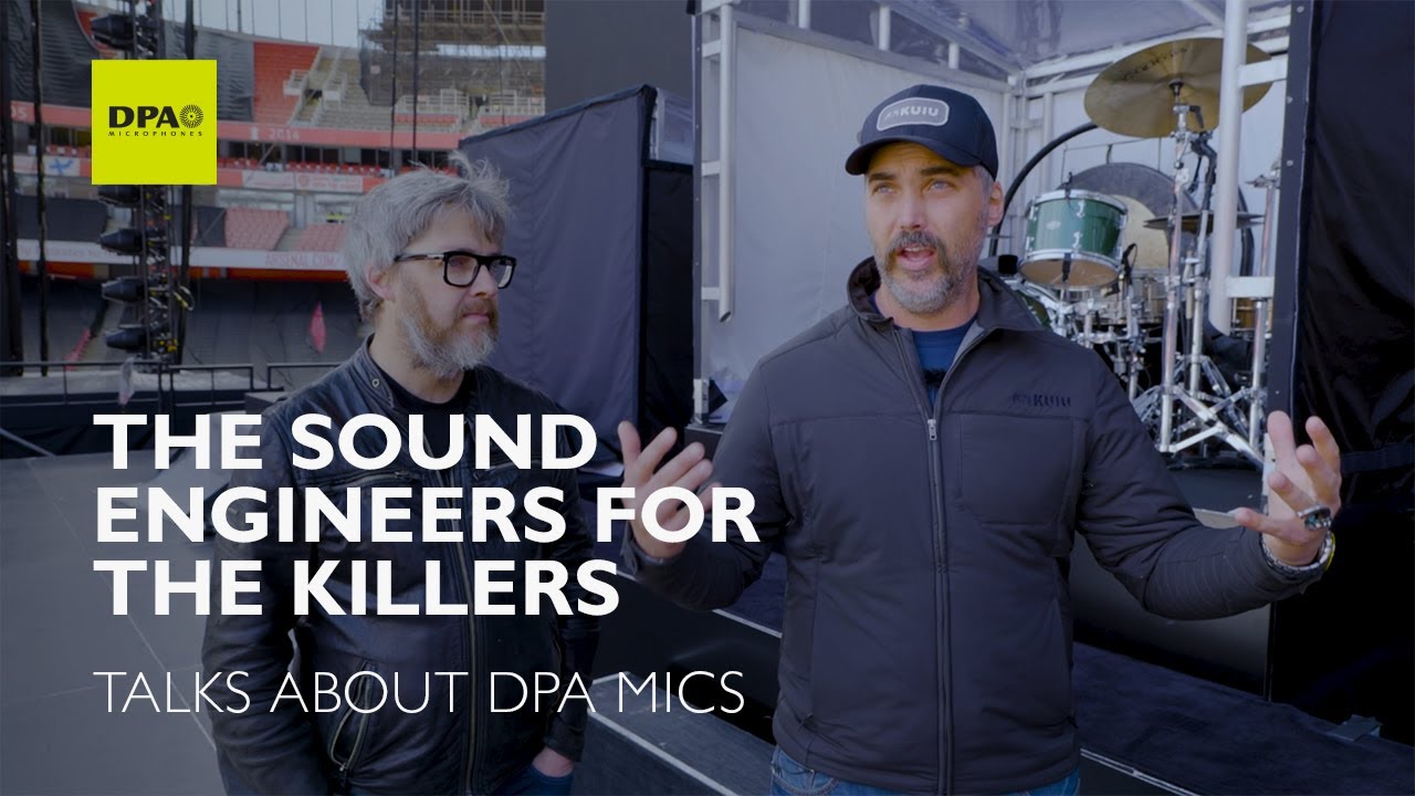 The Killers take the DPA 4055 Kick Drum Microphone on tour