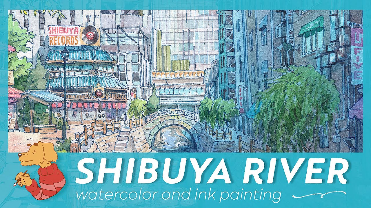 The Shibuya River