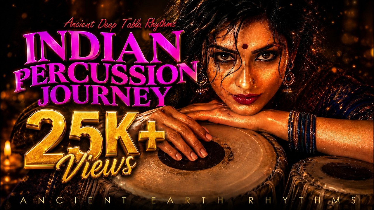 Ancient Deep Tabla Rhythms | Powerful Bass Tabla Meditation | Indian Percussion Journey