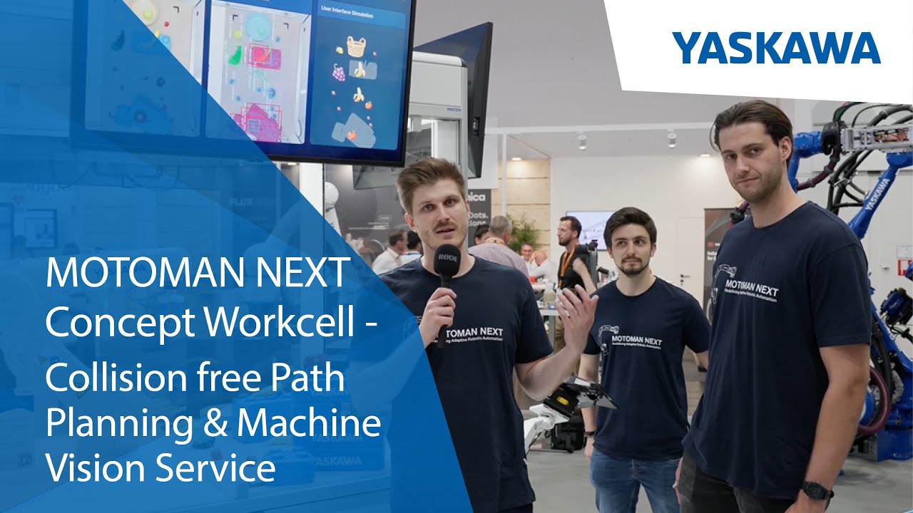 MOTOMAN NEXT Concept Workcell with Collision free Path Planning Service and Machine Vision Service
