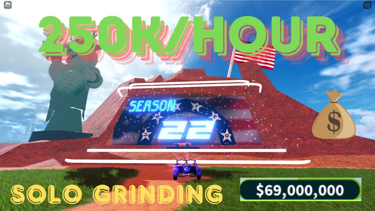 Best Solo Grinding Method In Roblox Jailbreak Season 22 | Get 250k/Hour