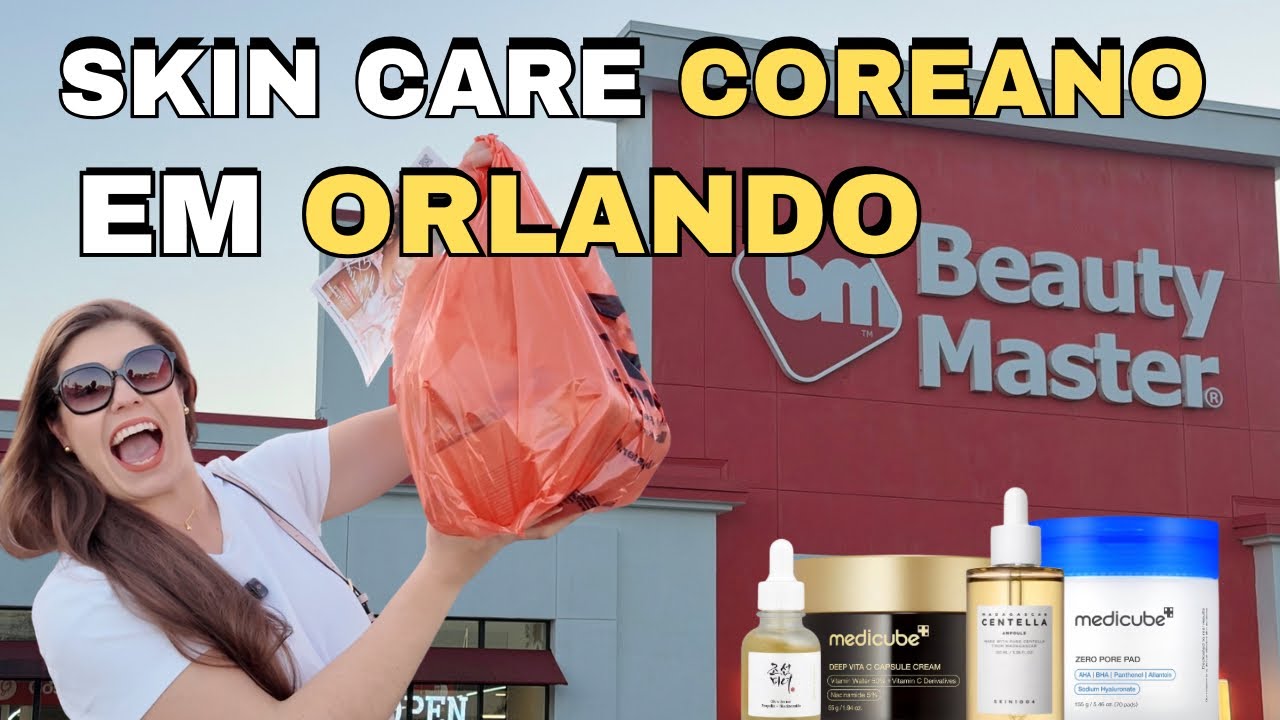 NUNCA VI skin care coreano assim 😱| Beauty Master Orlando