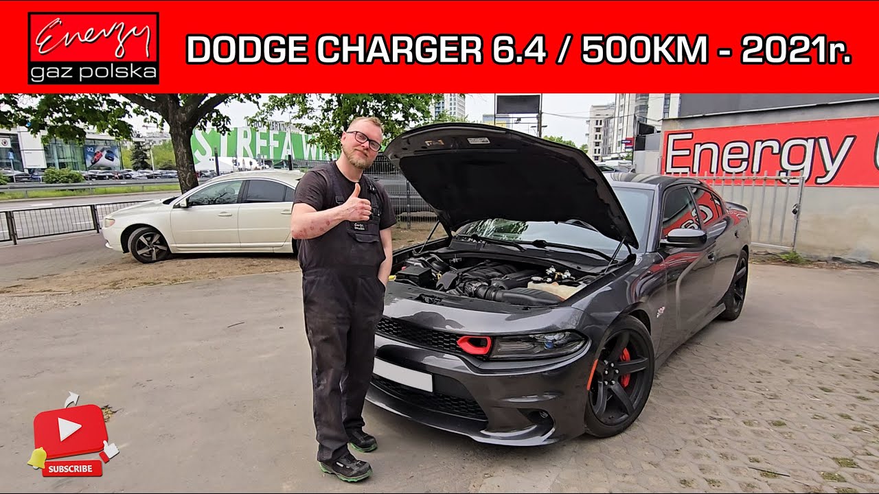 MONTAŻ LPG DODGE CHARGER 6.4 V8 500KM 2021R NA GAZ BRC W ENERGY GAZ POLSKA