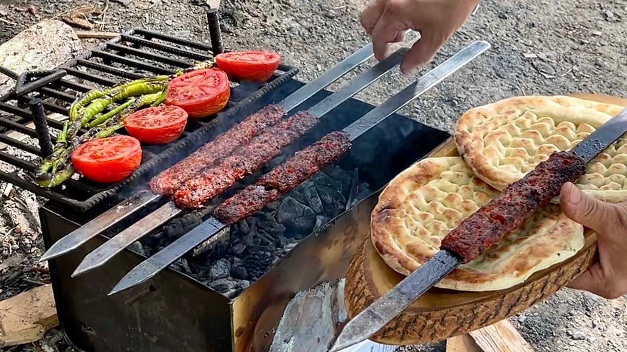 KAMPTA KOLAY” ADANA KEBABI YAPIMI 🏡 ☘️ TURKISH KEBABI MADE🏡WE ARE IN A WONDERFUL PLACE