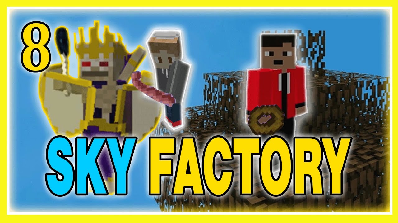 We Fight Lich King, Bacon Donuts!!! | Sky Factory 4 | Part# 8