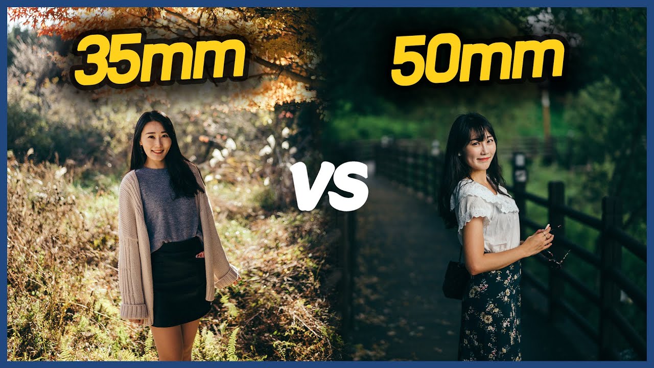 35mm vs 50mm 원근감, 화각 차이에 대해서 [YK티브이]