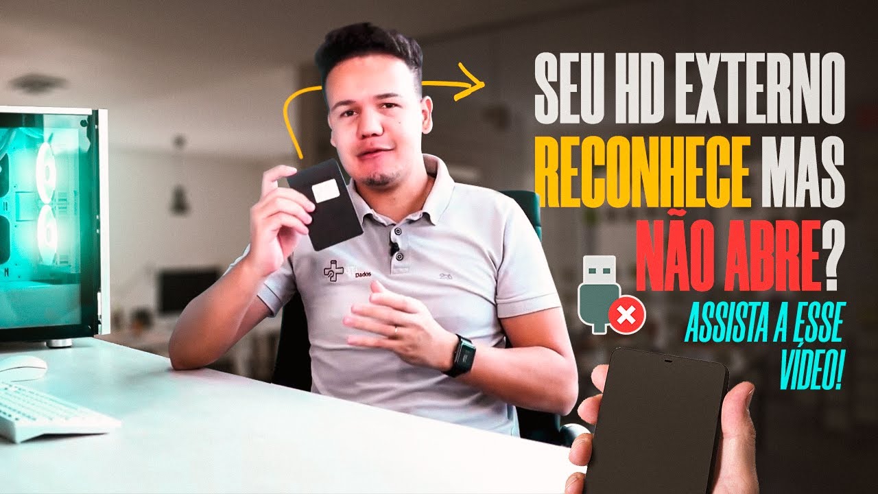 HD Externo Reconhece mas não abre