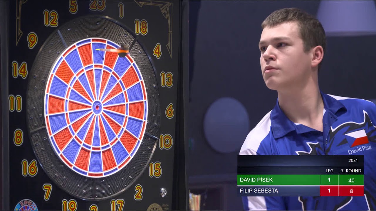 Semifinale – David Písek vs. Filip Šebesta | FINAL FOUR DARTS 2018