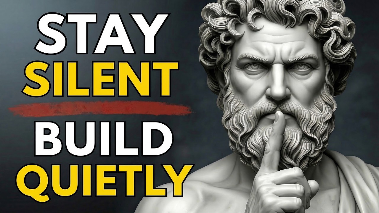 Stay Silent, Build in Private, Win in Public | STOICISM