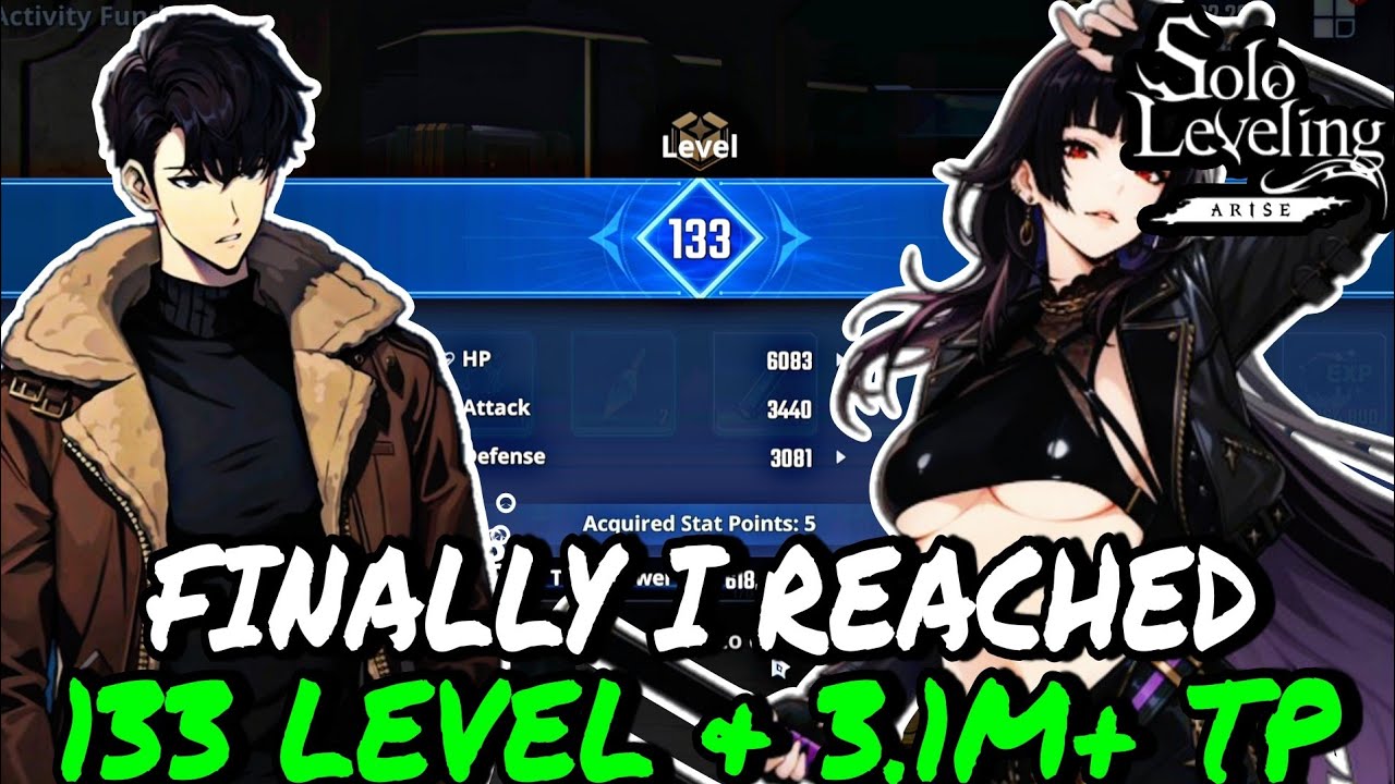FINALLY I REACHED 133 LEVEL & 3.1M+ TP 🤯💀|| SOLO LEVELING ARISE 🥰