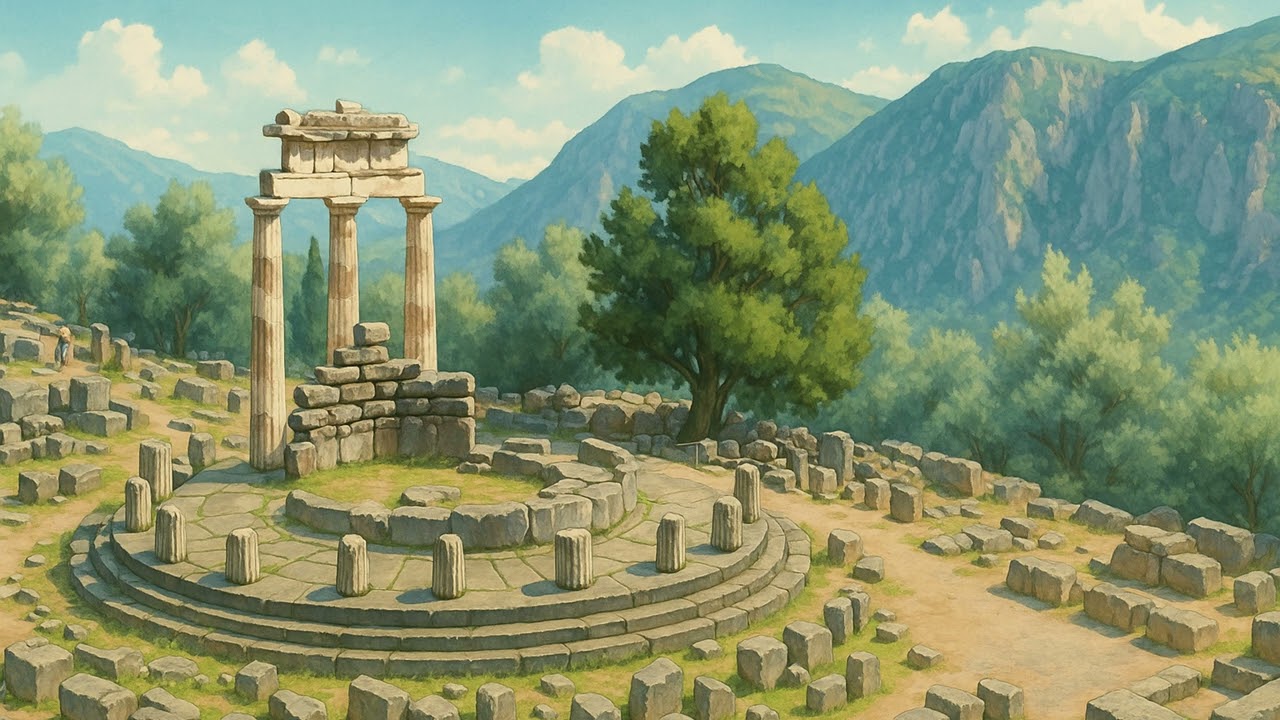 🎵 Delphi Ruins – Oracle of Serenity | Relaxing Ancient Greek Music by Chill and Trip Sounds