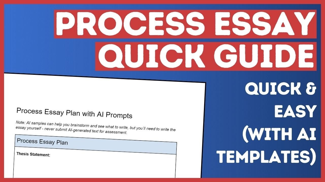 How to Write a Process Essay (It's Easy!)
